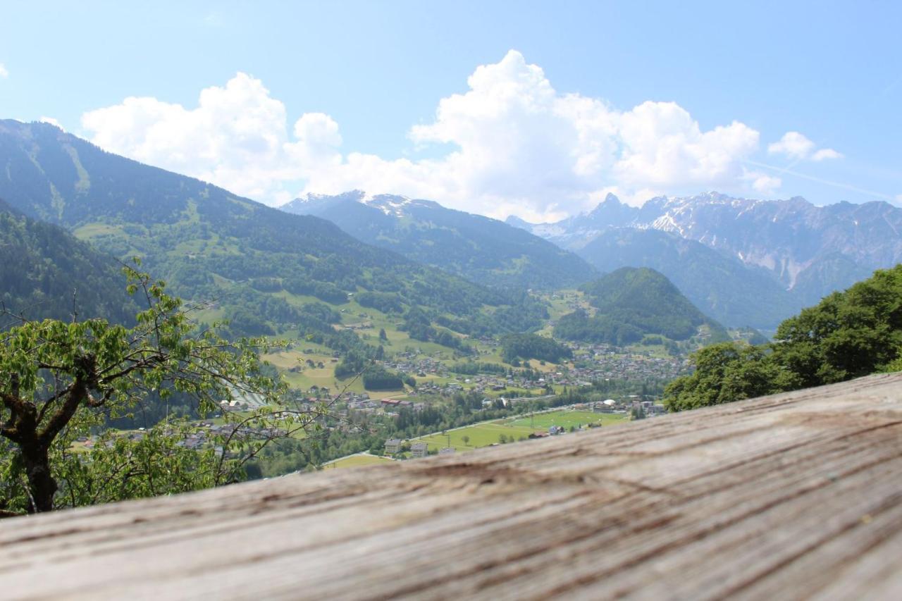 Alpenbauernhaus Konzett シュルンス エクステリア 写真